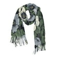 thumbnail image 1 of FORMRS Womens Scarf Winter Soft Long Big Warm Shawls Wrap Tassel Scarves, Dark Floral, 1 of 9