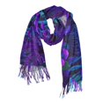 thumbnail image 1 of FORMRS Womens Scarf Winter Soft Long Big Warm Shawls Wrap Tassel Scarves, Dark Mushrooms Pattern, 1 of 9
