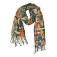 thumbnail image 1 of FORMRS Womens Scarf Winter Soft Long Big Warm Shawls Wrap Tassel Scarves, Floral Mushroom, 1 of 9