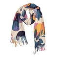 thumbnail image 1 of FORMRS Womens Scarf Winter Soft Long Big Warm Shawls Wrap Tassel Scarves, Flowers Pattern Style, 1 of 9