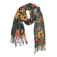 thumbnail image 1 of FORMRS Womens Scarf Winter Soft Long Big Warm Shawls Wrap Tassel Scarves, Forest Mushroom, 1 of 9