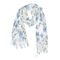 thumbnail image 1 of FORMRS Womens Scarf Winter Soft Long Big Warm Shawls Wrap Tassel Scarves, Forget Me Not, 1 of 9