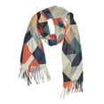 thumbnail image 1 of FORMRS Womens Scarf Winter Soft Long Big Warm Shawls Wrap Tassel Scarves, Geometric Pattern, 1 of 9