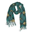 thumbnail image 1 of FORMRS Womens Scarf Winter Soft Long Big Warm Shawls Wrap Tassel Scarves, Green Abstract Pattern, 1 of 9