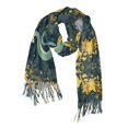 thumbnail image 1 of FORMRS Womens Scarf Winter Soft Long Big Warm Shawls Wrap Tassel Scarves, Green Celestial Serpent, 1 of 9