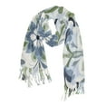 thumbnail image 1 of FORMRS Womens Scarf Winter Soft Long Big Warm Shawls Wrap Tassel Scarves, Green Floral, 1 of 9