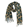 thumbnail image 1 of FORMRS Womens Scarf Winter Soft Long Big Warm Shawls Wrap Tassel Scarves, Green Leopard Pattern, 1 of 9