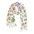 thumbnail image 1 of FORMRS Womens Scarf Winter Soft Long Big Warm Shawls Wrap Tassel Scarves, Green Vegetables Pattern, 1 of 9