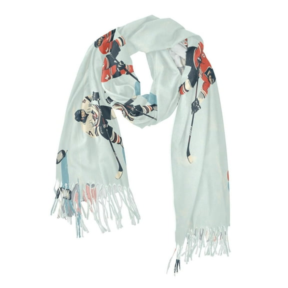 FORMRS Womens Scarf Winter Soft Long Big Warm Shawls Wrap Tassel Scarves, Ice Play