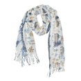thumbnail image 1 of FORMRS Womens Scarf Winter Soft Long Big Warm Shawls Wrap Tassel Scarves, Light Blue Mountain, 1 of 9