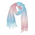 thumbnail image 1 of FORMRS Womens Scarf Winter Soft Long Big Warm Shawls Wrap Tassel Scarves, Light Pink Gradient, 1 of 9