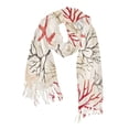 thumbnail image 1 of FORMRS Womens Scarf Winter Soft Long Big Warm Shawls Wrap Tassel Scarves, Light Starfish, 1 of 9