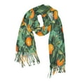 thumbnail image 1 of FORMRS Womens Scarf Winter Soft Long Big Warm Shawls Wrap Tassel Scarves, Orange Tree Pattern, 1 of 9