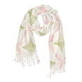thumbnail image 1 of FORMRS Womens Scarf Winter Soft Long Big Warm Shawls Wrap Tassel Scarves, Pastel Pink Geometric, 1 of 9