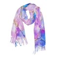 thumbnail image 1 of FORMRS Womens Scarf Winter Soft Long Big Warm Shawls Wrap Tassel Scarves, Pastel Pink Marble Pattern, 1 of 9
