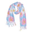 thumbnail image 1 of FORMRS Womens Scarf Winter Soft Long Big Warm Shawls Wrap Tassel Scarves, Pink Daisy, 1 of 9