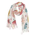 thumbnail image 1 of FORMRS Womens Scarf Winter Soft Long Big Warm Shawls Wrap Tassel Scarves, Pink Donut, 1 of 9