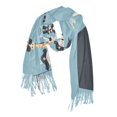 thumbnail image 1 of FORMRS Womens Scarf Winter Soft Long Big Warm Shawls Wrap Tassel Scarves, Pirate Animals, 1 of 9