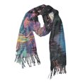 thumbnail image 1 of FORMRS Womens Scarf Winter Soft Long Big Warm Shawls Wrap Tassel Scarves, Psychedelic Jellyfish, 1 of 9