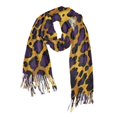 thumbnail image 1 of FORMRS Womens Scarf Winter Soft Long Big Warm Shawls Wrap Tassel Scarves, Purple Leopard Pattern, 1 of 9