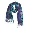 thumbnail image 1 of FORMRS Womens Scarf Winter Soft Long Big Warm Shawls Wrap Tassel Scarves, Purple Moonlight Forest, 1 of 9