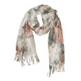 thumbnail image 1 of FORMRS Womens Scarf Winter Soft Long Big Warm Shawls Wrap Tassel Scarves, Red Mountain Pattern, 1 of 9