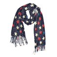 thumbnail image 1 of FORMRS Womens Scarf Winter Soft Long Big Warm Shawls Wrap Tassel Scarves, Red Starry Pattern, 1 of 9