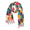 thumbnail image 1 of FORMRS Womens Scarf Winter Soft Long Big Warm Shawls Wrap Tassel Scarves, Retro Geometric, 1 of 9