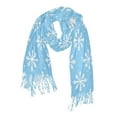 thumbnail image 1 of FORMRS Womens Scarf Winter Soft Long Big Warm Shawls Wrap Tassel Scarves, Snowflake Pattern, 1 of 9