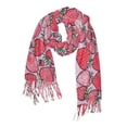 thumbnail image 1 of FORMRS Womens Scarf Winter Soft Long Big Warm Shawls Wrap Tassel Scarves, Sweet Strawberry, 1 of 9