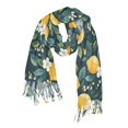 thumbnail image 1 of FORMRS Womens Scarf Winter Soft Long Big Warm Shawls Wrap Tassel Scarves, Yellow Lemons, 1 of 9
