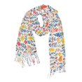 thumbnail image 1 of FORMRS Womens Scarf Winter Soft Long Big Warm Shawls Wrap Tassel Scarves, Yellow Wildflower Pattern, 1 of 9