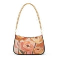 thumbnail image 1 of FORMRS Womens Shoulder Bag with Chain Strap Clutch Purse Cute Tote Handbag, Abstract Orange Flowers, 1 of 7