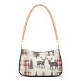 thumbnail image 1 of FORMRS Womens Shoulder Bag with Chain Strap Clutch Purse Cute Tote Handbag, Beige Deer, 1 of 7