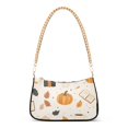 thumbnail image 1 of FORMRS Womens Shoulder Bag with Chain Strap Clutch Purse Cute Tote Handbag, Beige Fall Pumpkin, 1 of 7