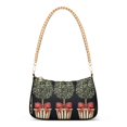 thumbnail image 1 of FORMRS Womens Shoulder Bag with Chain Strap Clutch Purse Cute Tote Handbag, Beige Striped Trees, 1 of 7