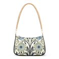 thumbnail image 1 of FORMRS Womens Shoulder Bag with Chain Strap Clutch Purse Cute Tote Handbag, Blue Floral Pattern, 1 of 7