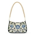 thumbnail image 1 of FORMRS Womens Shoulder Bag with Chain Strap Clutch Purse Cute Tote Handbag, Blue Floral, 1 of 7