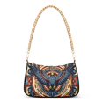 thumbnail image 1 of FORMRS Womens Shoulder Bag with Chain Strap Clutch Purse Cute Tote Handbag, Blue Geometric Eagle, 1 of 7