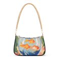 thumbnail image 1 of FORMRS Womens Shoulder Bag with Chain Strap Clutch Purse Cute Tote Handbag, Blue Goldfish Bowl, 1 of 7