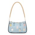 thumbnail image 1 of FORMRS Womens Shoulder Bag with Chain Strap Clutch Purse Cute Tote Handbag, Blue Rabbits, 1 of 7