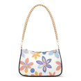 thumbnail image 1 of FORMRS Womens Shoulder Bag with Chain Strap Clutch Purse Cute Tote Handbag, Blue Retro Flower, 1 of 7