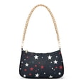 thumbnail image 1 of FORMRS Womens Shoulder Bag with Chain Strap Clutch Purse Cute Tote Handbag, Blue Stars Pattern, 1 of 7