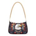 thumbnail image 1 of FORMRS Womens Shoulder Bag with Chain Strap Clutch Purse Cute Tote Handbag, Brown Abstract Eagle, 1 of 7