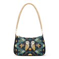 thumbnail image 1 of FORMRS Womens Shoulder Bag with Chain Strap Clutch Purse Cute Tote Handbag, Brown Mystical Owls, 1 of 7
