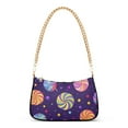 thumbnail image 1 of FORMRS Womens Shoulder Bag with Chain Strap Clutch Purse Cute Tote Handbag, Candy Cosmic Swirls, 1 of 7