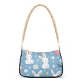 thumbnail image 1 of FORMRS Womens Shoulder Bag with Chain Strap Clutch Purse Cute Tote Handbag, Cartoon Easter Bunnies, 1 of 7