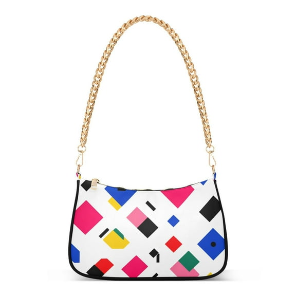 FORMRS Womens Shoulder Bag with Chain Strap Clutch Purse Cute Tote Handbag, Cartoon Graphic