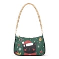 thumbnail image 1 of FORMRS Womens Shoulder Bag with Chain Strap Clutch Purse Cute Tote Handbag, Christmas Cat, 1 of 7