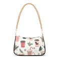 thumbnail image 1 of FORMRS Womens Shoulder Bag with Chain Strap Clutch Purse Cute Tote Handbag, Christmas Cups, 1 of 7